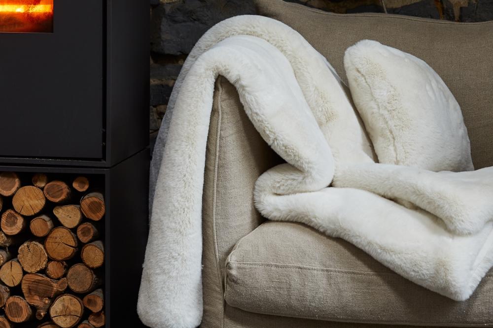 Plaid fausse fourrure COCON