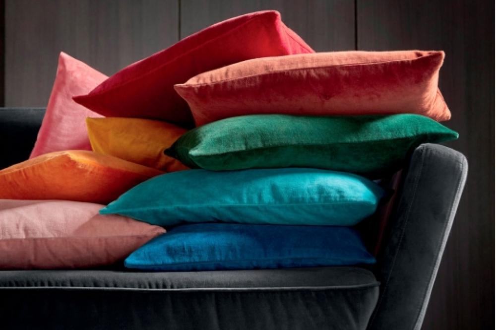 Coussins velours PACHA